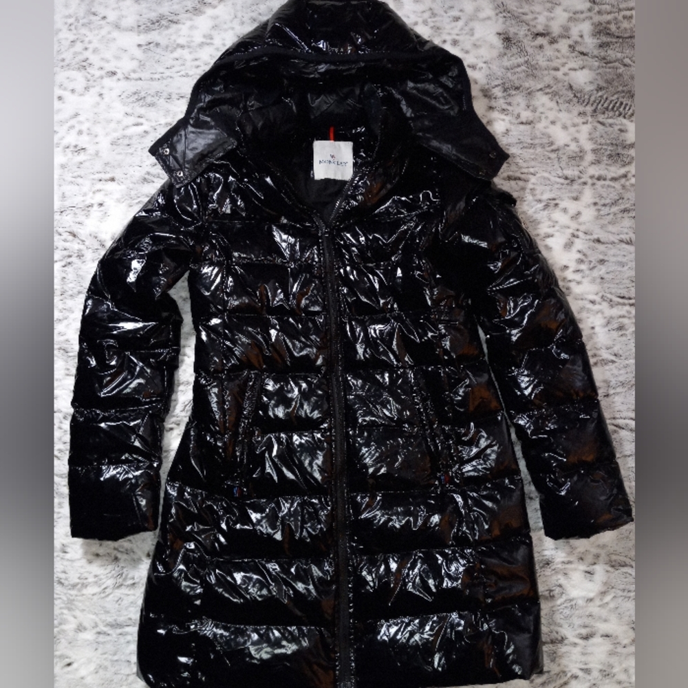 Moncler Moka long down coat